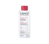 Uriage Eau Micellaire Thermale pour Peaux Sensibles - Visage et Yeux - 3-en-1 : Nettoie, Démaquille et Apaise - Sans Rinçage - Parfum Fruité et Floral - 96% d’ingrédients d’origine naturelle - 500ml