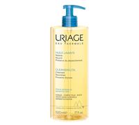 Uriage Huile Lavante - 25% de Glycérine - 2-en-1 : Nettoie en Douceur, Hydrate - Huile de Douche Moussante pour toute la Famille - Visage, Corps - pH Physiologique, Peau Sensible - Sans Savon - 500ml