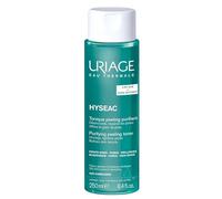 Uriage Hyseac Tonique visage pour peaux grasses sujettes aux imperfections avec Aha 2,9 % - Réduit visiblement les points noirs, les pores et la brillance - Exfoliant doux, sans rinçage - La peau est