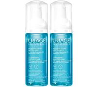 URIAGE Mousse d'eau nettoyante à l'extrait d'delweiss bio Eau Pour Le Visage 2x150 ml