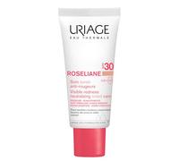 Uriage Roseliane CC Cream SPF30 - Extrait de Ginseng - Masque les Rougeurs, Unifie le Teint, Apaise Durablement - Crème Visage Teintée - Convient aux Peaux Sensibles à Rougeurs - Non Comédogène - 40ml