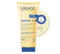 Uriage Xemose Huile Lavante Peau Sèche à Tendance Atopique - Nettoie et Apaise les Démangeaisons - Moussant, Nourrissant - Visage & Corps - Non parfumée, Sans savon - pH physiologique - 200mL