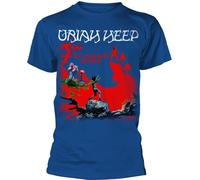 Uriah Heep - "The Magicians Birthday" T-Shirt für Herren/Damen Uni PH863 (M) (Blau)