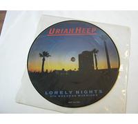 Uriah Heep - Uriah Heep Lonely Nights 7"PD Bronze BROP 166 EX1983 7" picture disc in pvc sleeve