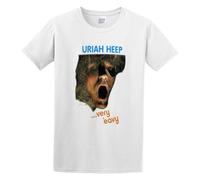 Uriah Heep 'Very 'Eavy' City Short Sleeve Loose Super Soft Harajuku T-Shirt White 3XL