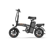 URIFE F1L - Vélo Électrique Pliable 14"" Haute Performance 350W 48V 7.5Ah 50km - Freins à Disque - Noir