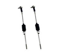 URIMPAVIDO Lot de 2 tiges de poussée de bateau RC avec rotule et soufflet d'étanchéité en caoutchouc pour bateau RC (M3 x 150 mm)