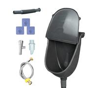 Urinal de garage - Évacuation d'urine de jardin | Séparateur d'urine mural sans odeur avec couvercle pour hommes, maison, dortoir