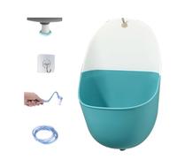 Urinal Homme en Plastique, Urinoir Portable Sans eau Muraux, pot Debout en Forme d'animal Mignon pour L'apprentissage de la Propreté(Blue)