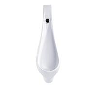 Urinal Homme Muraux en Céramique, Urinoir pour Adultes à Détection Automatique, Anti-éclaboussures et Anti-odeurs, pour la Maison, Les Salles de Bains, Les Hôtels et Les Magasins