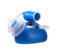 Urinal portable pour homme avec tuyau de 1,6 m 2000 ml (bleu)