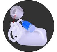 urinal, Pot d'urinoir de lit for hommes, bouteille pipi, collecteur 3000ML avec Tube 1.6M(Onecolor)