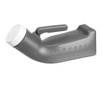 Urinal pour homme - 1,2 l - Urinoir portable réutilisable - En plastique - Avec couvercle - Pour les voyages, le camping, les déplacements