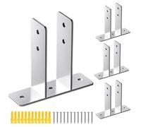 Urinal Screen Bracket - 4 Pieces Toilet Mount Accessories for Restroom | Durabled Wall Brackets, Bathroom Stall Hardware for Facility Managers Janitorial Staff Restaurants Office Buildings Schools Hot