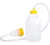 urinal, Urinoir de voyage for lit masculin, bouteille jaune-pipi, récipient Drainage nocturne, collecteur d'urine avec Tube for hommes, 1700 ML