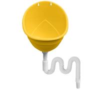 Urinales pour hommes, urinoirs sans eau pour hommes 11.6x9.5x13.6 PP à l'épreuve des éclabous