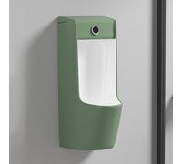 UrinalSpill Prooflint Sensor & Manuel F Anti-Odeur Anti-éclaboussures Design pour salle de bains commerciales hôtels et gaz (blanc et vert)