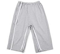 Urinary Incontinence Care Shorts Patient Zipper Care Trousers For Adults Incontinence Patients(L)