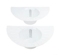 Urine Collection Hat Spécimen Cup pour toilettes, plateau d'urine antidérapant de 887 ml avec larges ailes latérales, bouteille d'urinoir, tabouret d'échantillon pour adultes