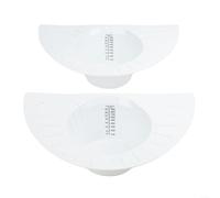 Urine Collection Hat Tasse d'échantillon de 900 ml avec ailes latérales antidérapantes, plateau urinoir à large bord pour tests, collecte d'échantillons en laboratoire et utilisation à domicile