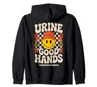 Urine In Good Hands Orange Ribbon Kidney Health Awareness Sweat à Capuche