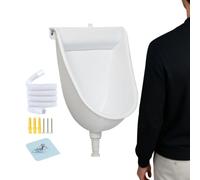 Urine Separator - Men's Toilet Fixture Urinal | Easy Clean Perfect for Home, Dorm, Garden, Apartment, Travel, Dad, Boyfriend, Grandpa or Dorm Use, 18.5×12.6×9.45in