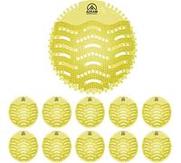 Urinoir 10 pièces Avec Parfum Urinoir 30 Jours Effet Rafraîchissant Urinoir Spray Protection De l’air Rafraîchissant Chaque De Toilette Urinoir (jaune/citron)