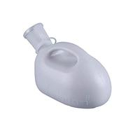 Urinoir, 2L Anti-Odeur pour Hommes avec Couvercle Matériau Abs Respectueux De l'environnement Collecteur D'Urine Portable Adulte Blanc