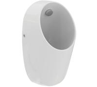 Urinoir à aspiration Ideal Standard i.life A, sans rebord de rinçage, alimentation par l'arrière, 315 x 300 x 640 mm, blanc, E253701