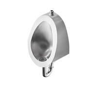 Urinoir À Chasse D'eau For Hommes, Toilettes Murales For Hommes 3 Urinoirs, Anti-éclaboussures Et Anti-odeurs, Matériau En Acier Inoxydable,Hôpitaux(Wall drain,Flush-mounted)