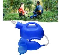 Urinoir anti-fuite for homme, urinoir de voyage avec tuyau 1,4 m, 2 000 ml, adapté aux seniors, à la conduite et au camping(Blue)