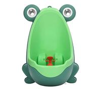 Urinoir d'apprentissage de la propreté en forme de grenouille mignonne pour les tout-petits garçons avec cible amusante (vert)