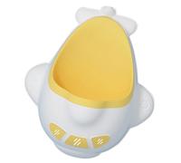 Urinoir d'apprentissage de la propreté pour Garçon en Forme d'avion, Nettoyage Détachable, Urinoir monté en W pour Enfants, Fixation Murale Jaune, Caractéristiques de