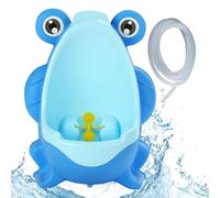 Urinoir d'apprentissage de la propreté pour garçons | Pot d'apprentissage de la propreté grenouille, support mural pour garçons - Entraîneur mignon et facile à nettoyer