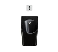 Urinoir De Toilette For Hommes,Urinoir Mural En Céramique,La Bouteille D'urine Masculine Ne Déborde Pas,Facile À Installer,Convient Aux Salles De Bains,Aux Hôtels(Black,Flush-mounted A)