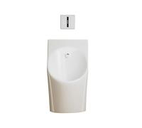 Urinoir De Toilette For Hommes,Urinoir Mural En Céramique,La Bouteille D'urine Masculine Ne Déborde Pas,Facile À Installer,Convient Aux Salles De Bains,Aux Hôtels(White,Flush-mounted A)
