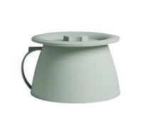 Urinoir de voyage - Seau de toilette compact de 1,5 litre, couvercle scellé, récipient d'assainissement, équipement d'aide à la salle de bain mobile, système d'hygiène | Utilisation pour les