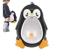Urinoir debout pour tout-petits - Urinoir pour l'entraînement au pot, montage mural, support de toilette réglable en hauteur avec bol amovible, design cible anti-éclaboussures, pour la salle de bain à