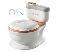 Urinoir d'entraînement pour jeunes : design de toilettes réaliste résistant aux éclaboussures, bords de sécurité arrondis en matériau PP | Outil d'entraînement pour aller aux toilettes avec