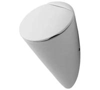 Duravit Urinal Starck 1, pour couvercle, sans noeud papillon, 0835320000, Couleur: Blanc