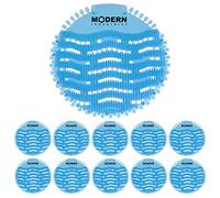 Urinoir Ecran et désodorisant (10-Pack) par industriel moderne - Compatible avec la plupart des Top marques d'urinoir à restaurants, bureaux, écoles, etc. (Blue Mist)