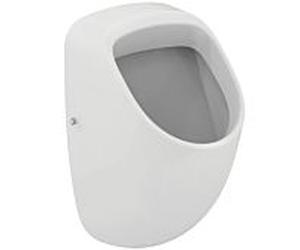 Urinoir électronique Ideal Standard Connect E354901, connexion batterie, bord de chasse vitré, entrée par l'arrière, blanc