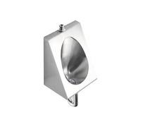 Urinoir en acier inoxydable for toilettes hommes, urinoir mural à capteur, anti-éclaboussures et anti-odeurs, convient aux écoles, hôtels et centres commerciaux.(Floor drain,Surface-mounted)