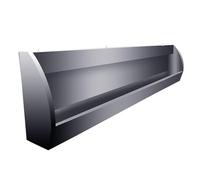 Urinoir en acier inoxydable - Grand urinoir de salle de bain - 100 cm - Avec tuyau d'évacuation - Pour familles, hôtels, écoles et toilettes publiques