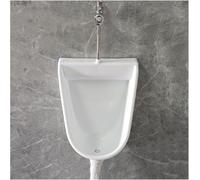 Urinoir en Plastique pour Hommes Toilettes Extérieures Urinoir Temporaire, Inverseur D’Urine Mural Urinoir sans Eau avec Tuyau, Toilette Mobile Urinaire Portable pour, White, Urinal with Flush Valve