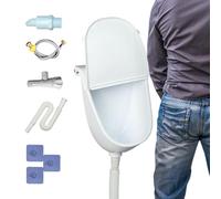 Urinoir Extérieur - Dispositif Murale De Dérivation D'Urine Pour Extérieur | Urinoir Antidébordement avec Couvercle pour Hommes Garage Camping Arrière-Cour Camping-Car