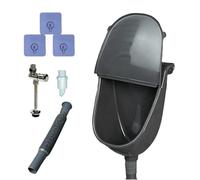 Urinoir extérieur pour jardin | urinoir portable | WC sans eau anti-odeur avec couvercle pour maison camping chantier garage parc gym