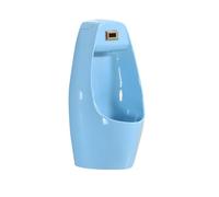 Urinoir for adultes à capteur, anti-débordement et anti-éclaboussures, convient aux salles de bains, hôtels et centres commerciaux.(Blue,Wall-mounted)