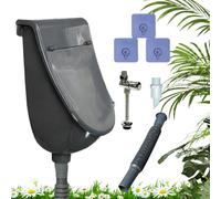 Urinoir Garage - Urinoir Portable,WC Murial Anti-Odeur avec Couvercle pour Camping Chantier Parc Garage Salle de Sport Maison Abri Jardin Caravane