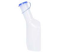 Urinoir Homme 1000 ml, Flacons d'Urine Portables, Pistolet Urinoir avec couvercle, Plastique Urinal Bouteilles, Urinoir Transparent pour Voiture, Hôpital, Personnes âgées Incontinences